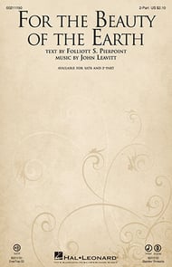 For the Beauty of the Earth Two-Part choral sheet music cover